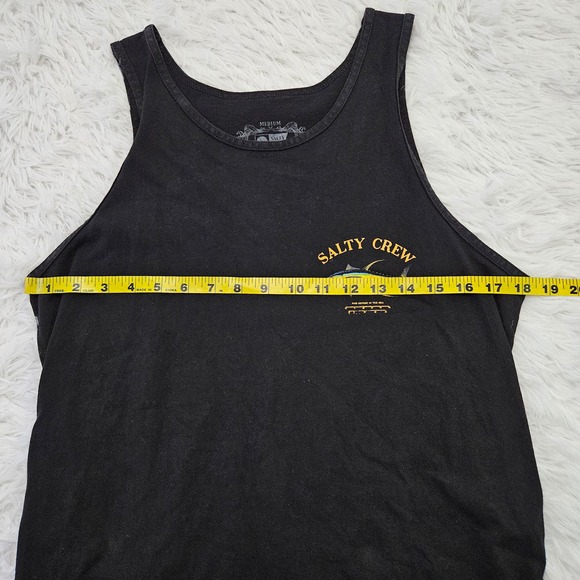 Salty Crew‎ x a. bachar Men's Black Graphic Tank Top. Size M - Picture 4 of 6